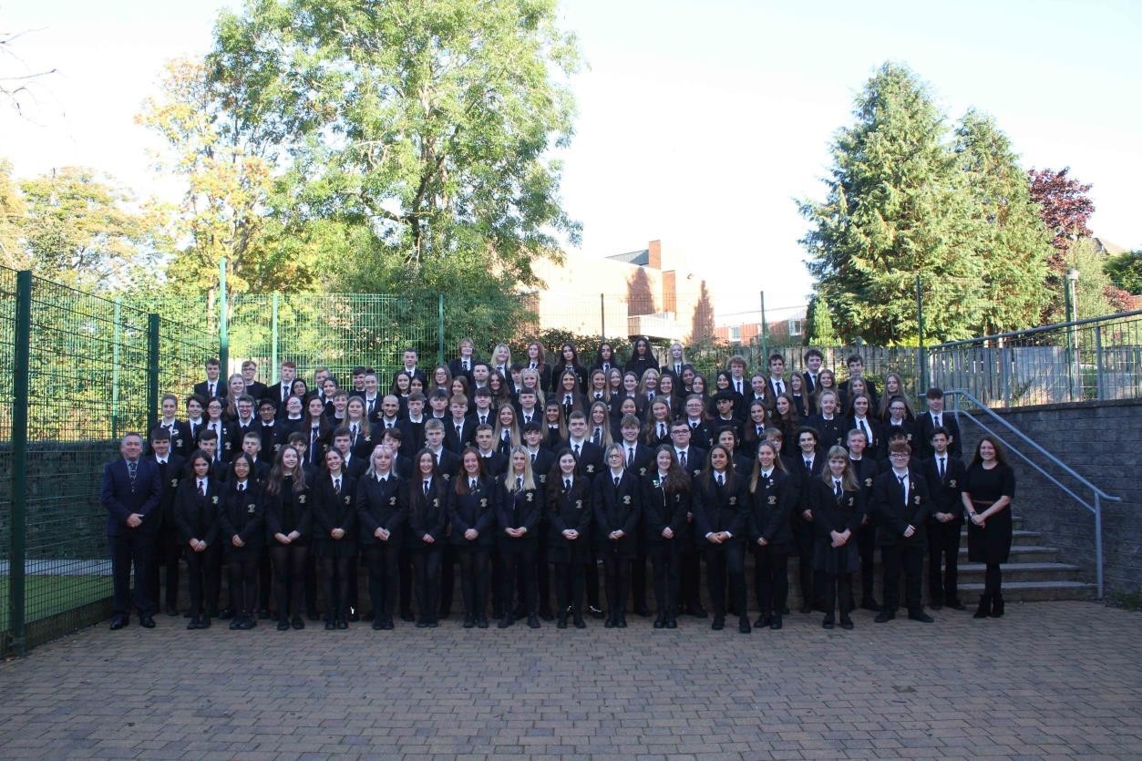 Bearsden Academy pupils